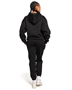 black hooded jacket